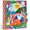 eeBoo: Fawn & Sun Journal - Lock & Keys, 176 Lined Pages, Sketch & Take Notes, 6.25 x 5.5", Animal Themed Diary, Foil-Stamped Hardcover, Kids & Teens